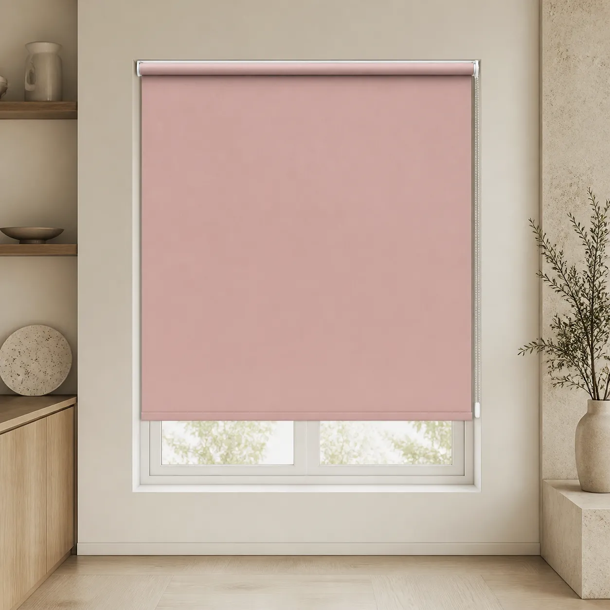 Stor Perde Mat Pembe - Detay Görsel 4