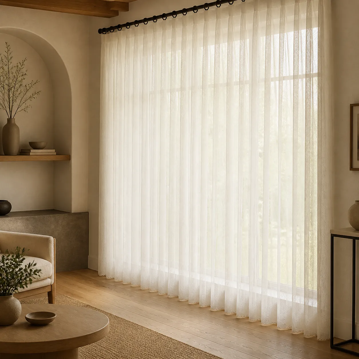 Cozy Tül Perde - Pencere ve Mekan Görünümü